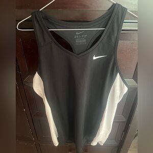 Nike juniors girls Black and White Tank Top